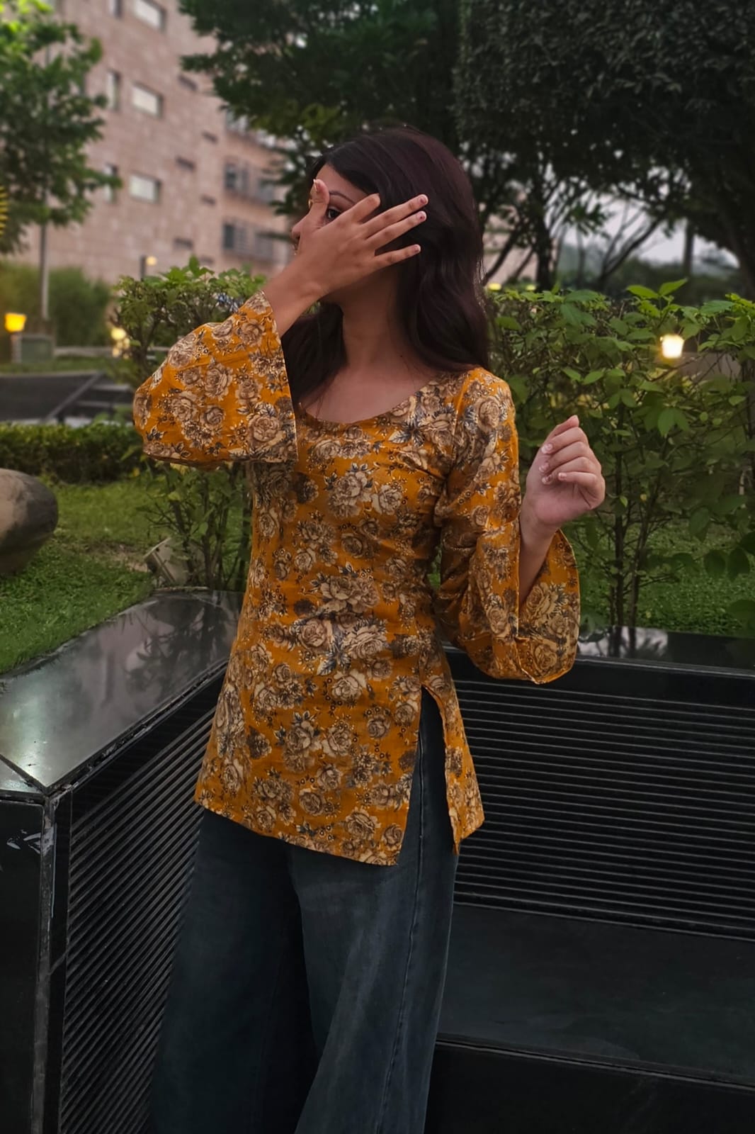 Sunflower kurti